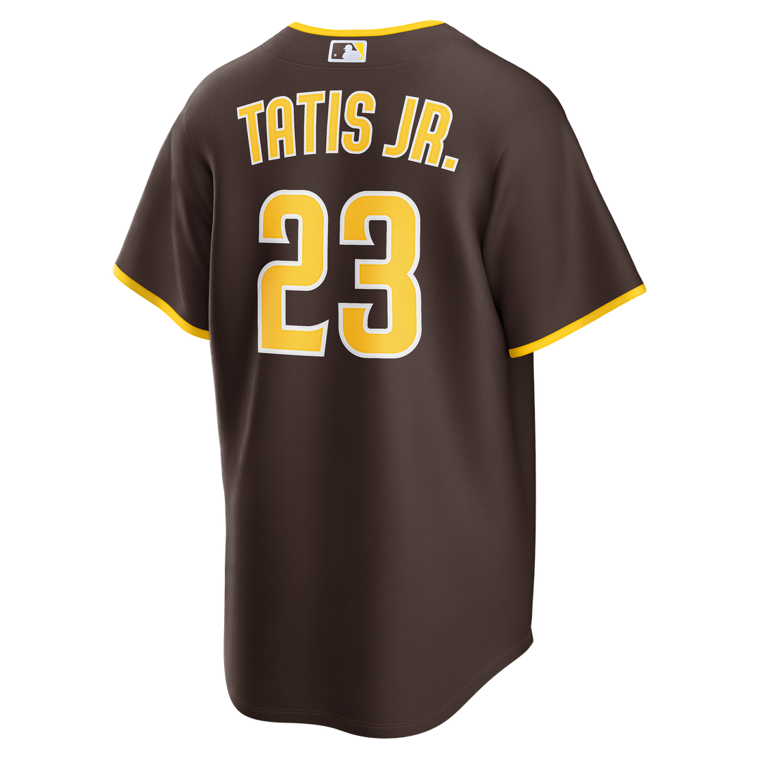 San Diego Padres Nike Fernando Tatis Jr. Road Replica Baseball Jersey - Brown