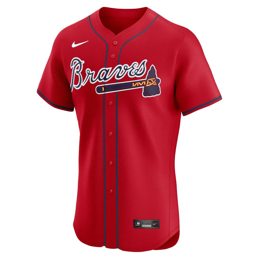 Atlanta Braves Nike Alternate Elite Baseball Jersey - Navy
