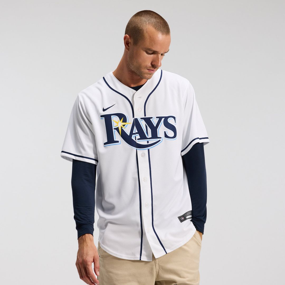 Tampa Bay Rays Nike Yandy Díaz Home Replica Baseball Jersey - White