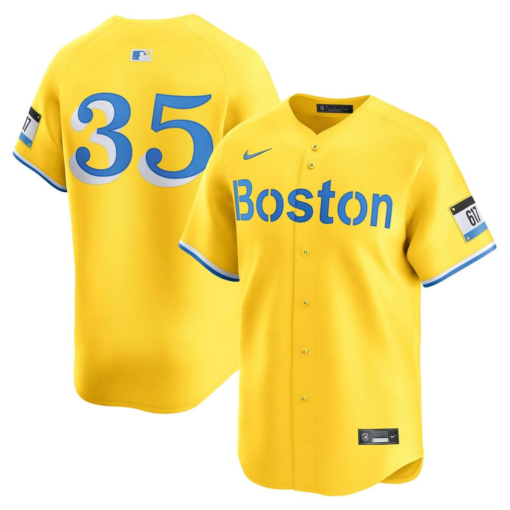 Boston Red Sox Nike Garrett Crochet Alternate Limited Baseball Jersey - Gold