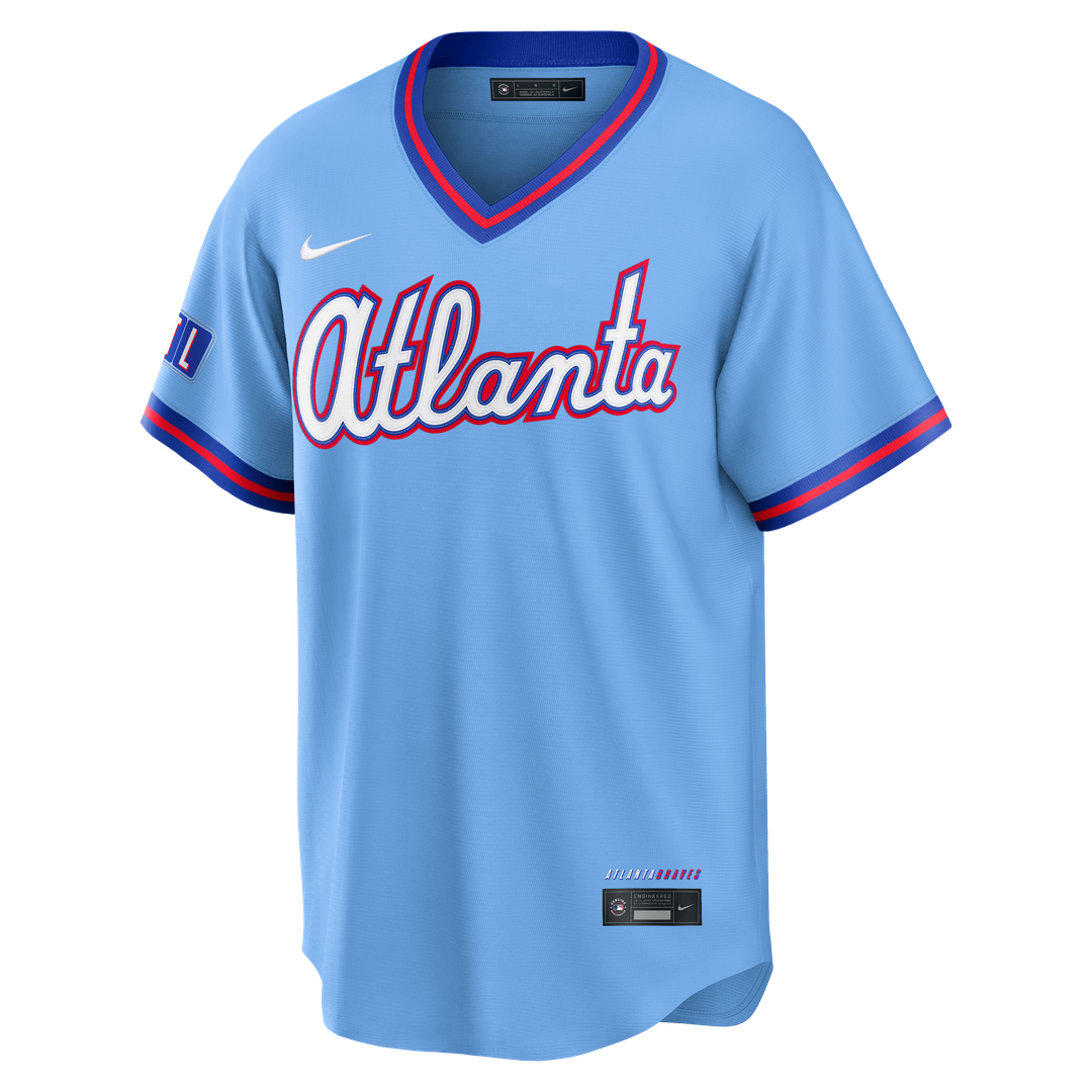 Atlanta Braves Nike 2026 City Connect Stadium Baseball Jersey - Powder Blue