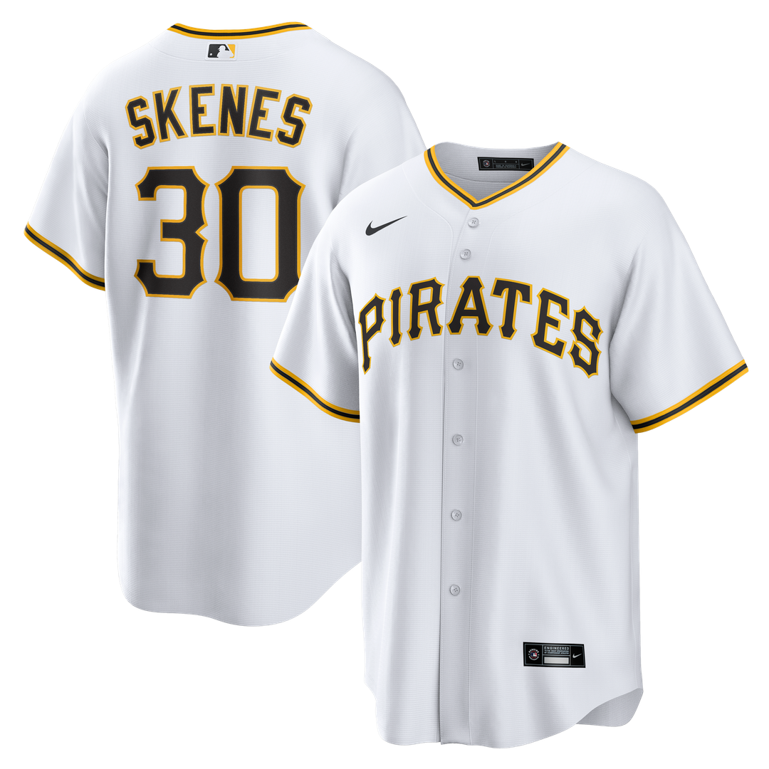 Pittsburgh Pirates Nike Paul Skenes Home Replica Baseball Jersey - White