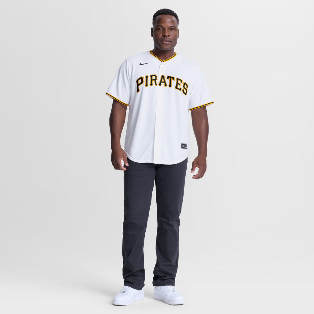 Pittsburgh Pirates Nike Camilo Doval Home Replica Baseball Jersey - White
