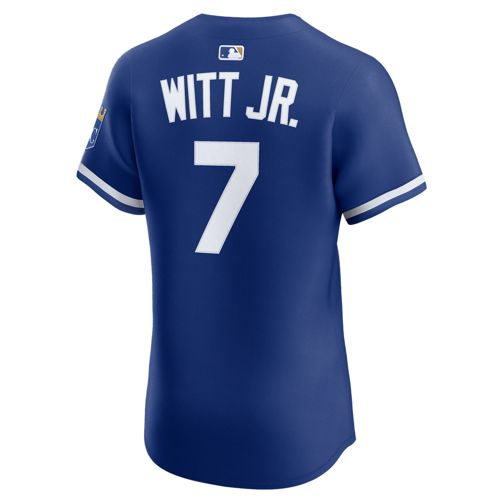 Kansas City Royals Nike Bobby Witt Jr. Alternate 2 Elite Baseball Jersey - Royal