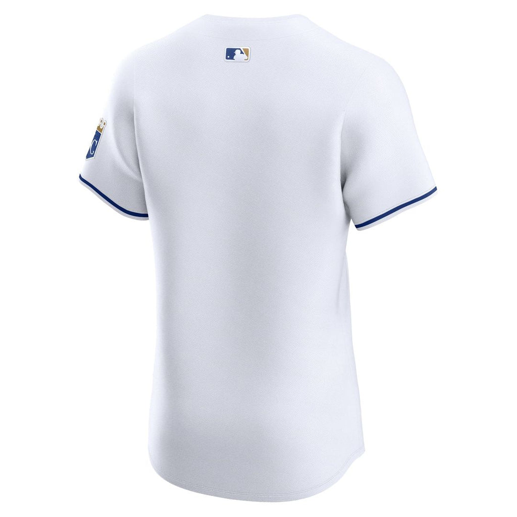 Kansas City Royals Nike Road Vapor Premier Elite Patch Baseball Jersey - Gray