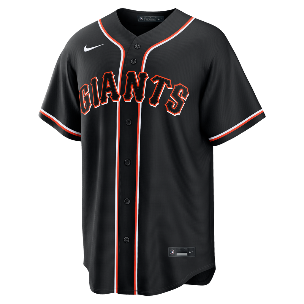 San Francisco Giants Nike Jung Hoo Lee Fashion Replica Black Out Baseball Jersey