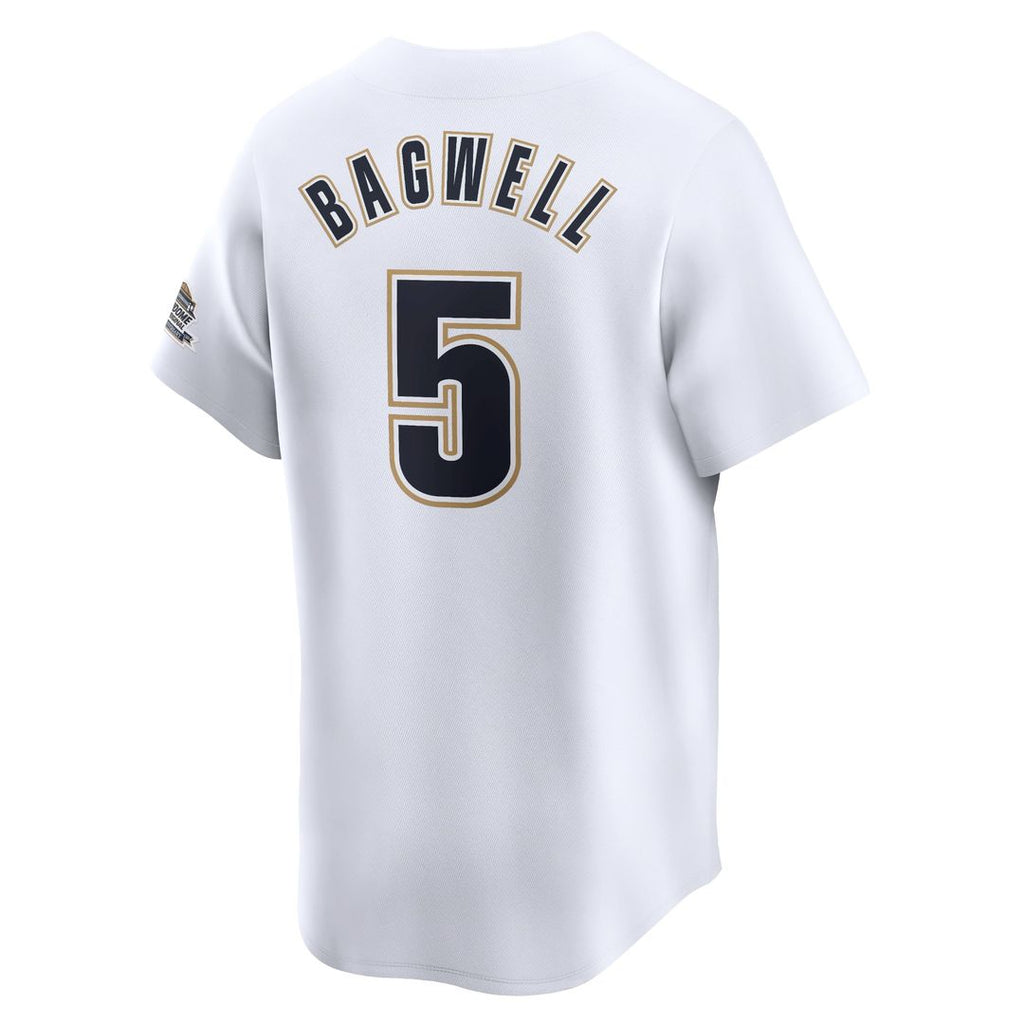Houston Astros Nike Jeff Bagwell Throwback Cooperstown Collection Limited Baseball Jersey - White