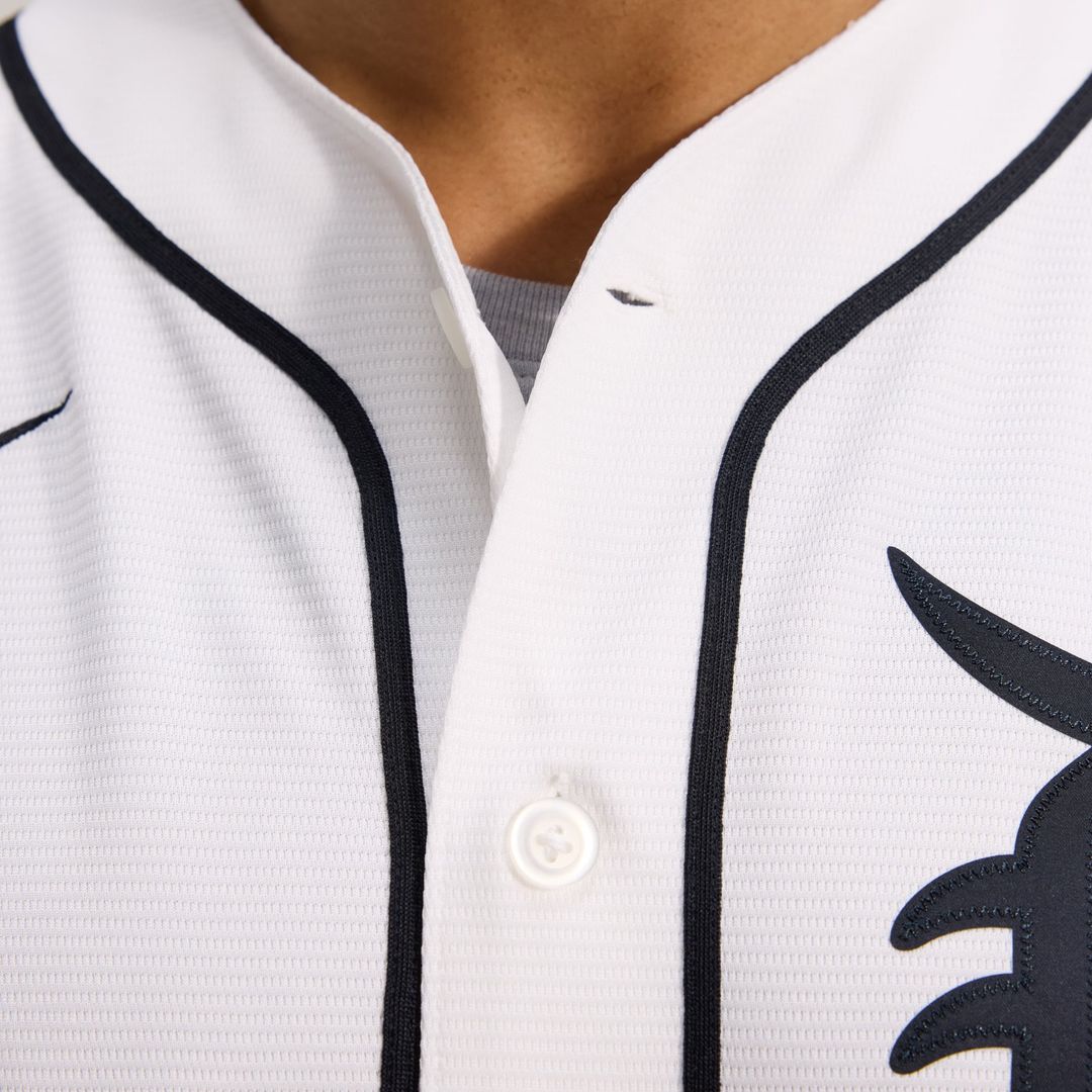 Detroit Tigers Nike Home Replica Baseball Jersey - White