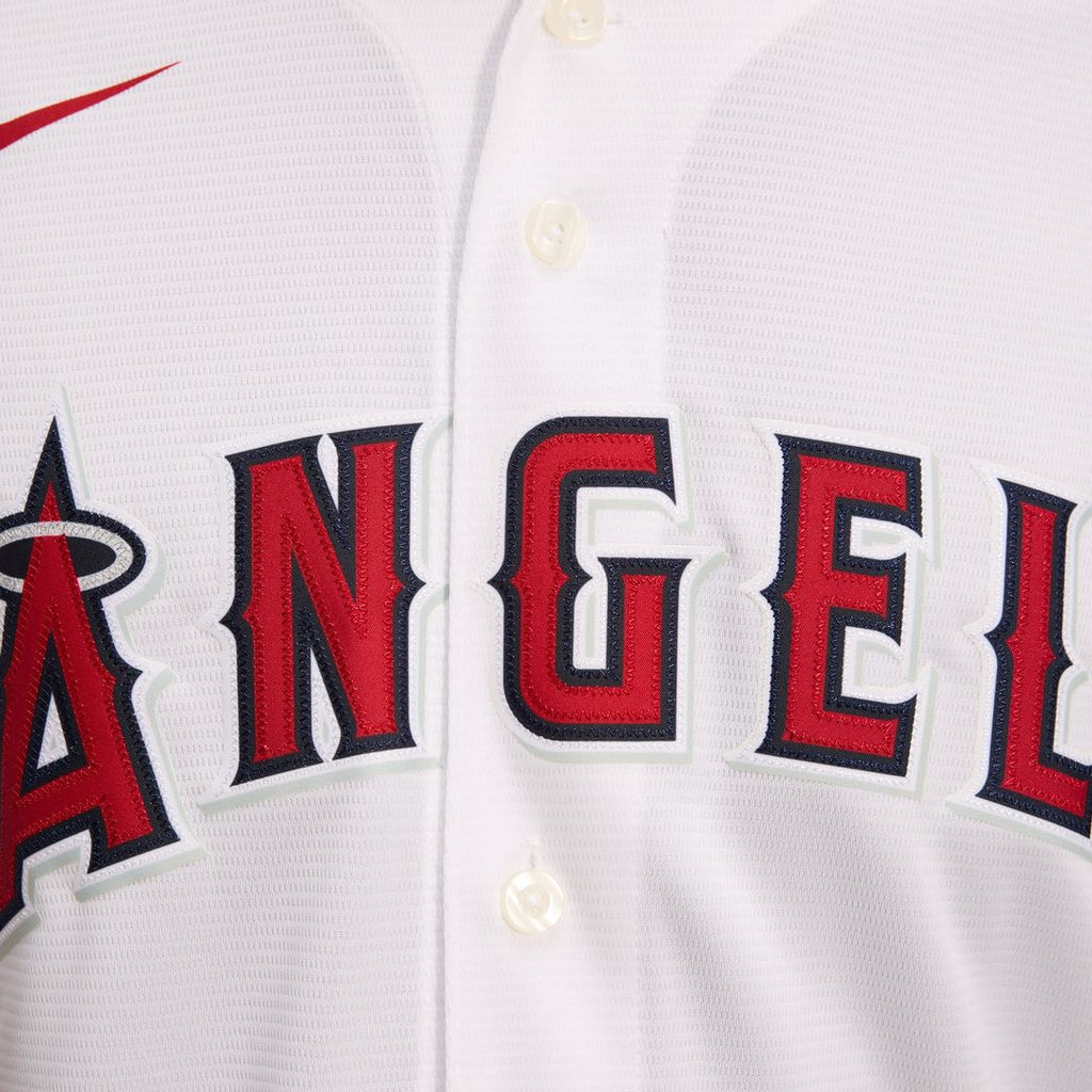 Los Angeles Angels Nike Home Replica Team Baseball Jersey - White