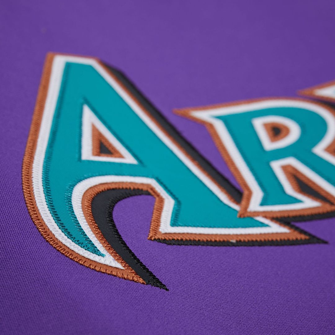 Arizona Diamondbacks Mitchell & Ness Randy Johnson 2000 Throwback Authentic Baseball Jersey - Purple