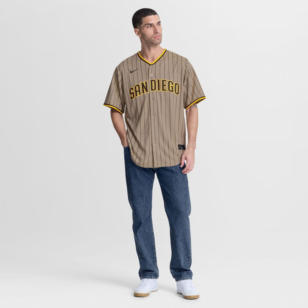 San Diego Padres Nike Fernando Tatis Jr. Alternate Replica Baseball Jersey - Sand