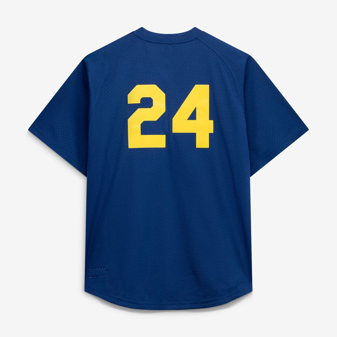 Seattle Mariners Mitchell & Ness Ken Griffey Jr. Big & Tall Cooperstown Collection Mesh Batting Practice Baseball Jersey - Royal