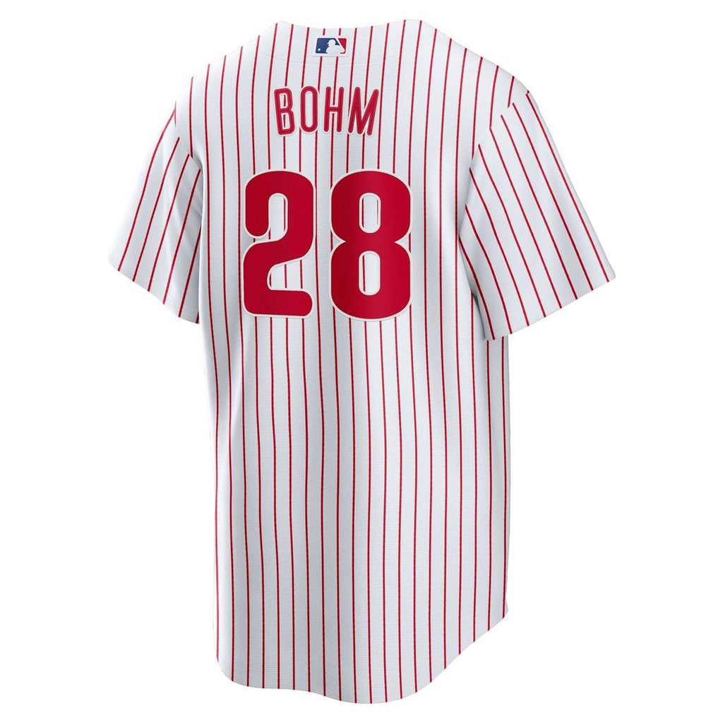 Philadelphia Phillies Nike Alec Bohm Home Replica Baseball Jersey - White