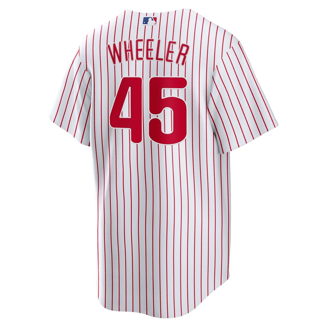 Philadelphia Phillies Nike Zack Wheeler Home Replica Baseball Jersey - White