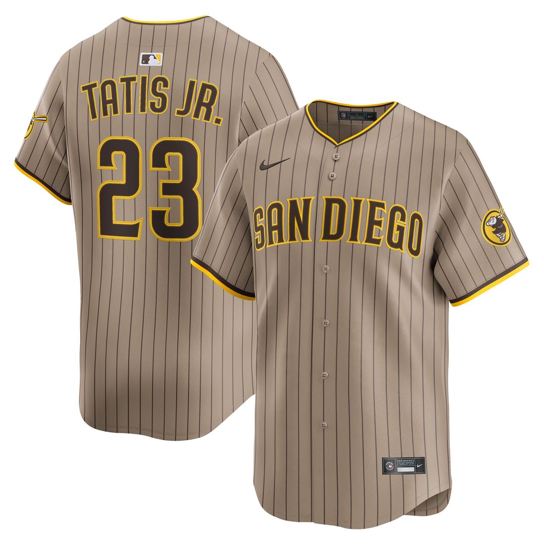 San Diego Padres Nike Fernando Tatis Jr. Road Limited Baseball Jersey - Brown