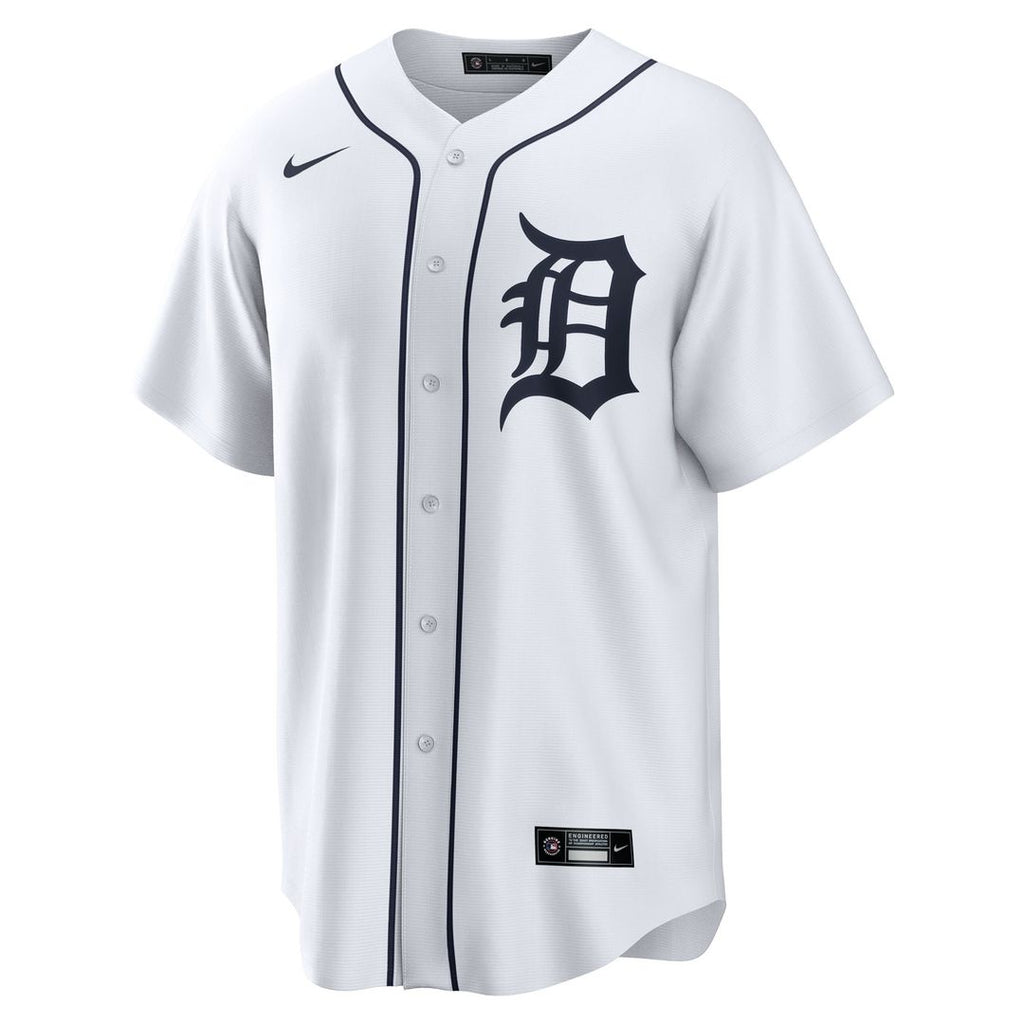 Detroit Tigers Nike Dillon Dingler Home Replica Baseball Jersey - White