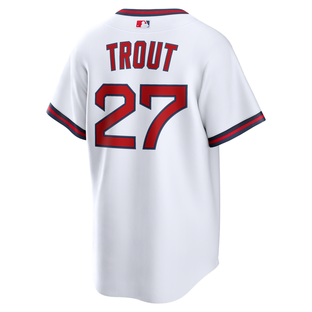 Los Angeles Angels Nike Mike Trout Alternate Replica Baseball Jersey - White