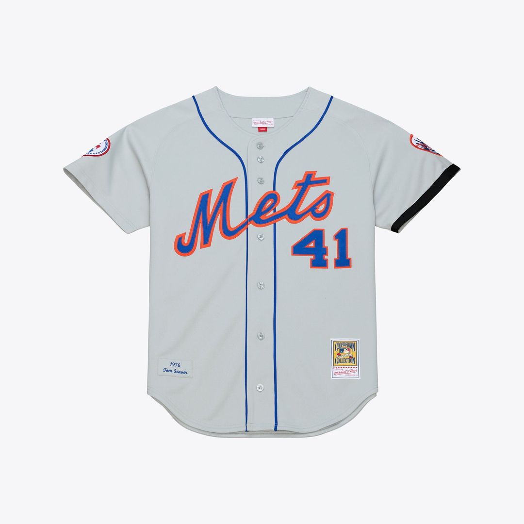New York Mets Mitchell & Ness Tom Seaver 1976 Authentic Baseball Jersey - Gray
