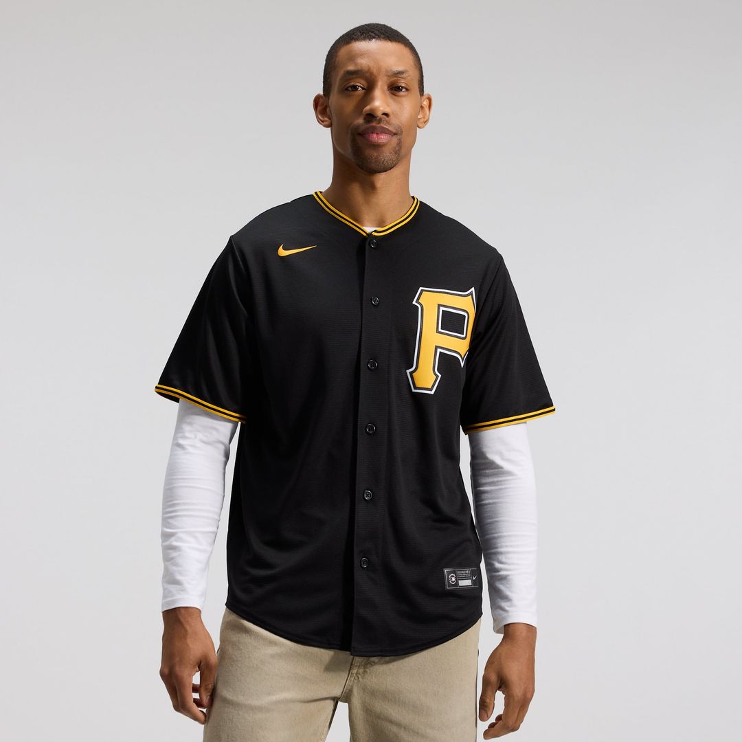 Pittsburgh Pirates Nike Alternate Replica Team Baseball Jersey - Black