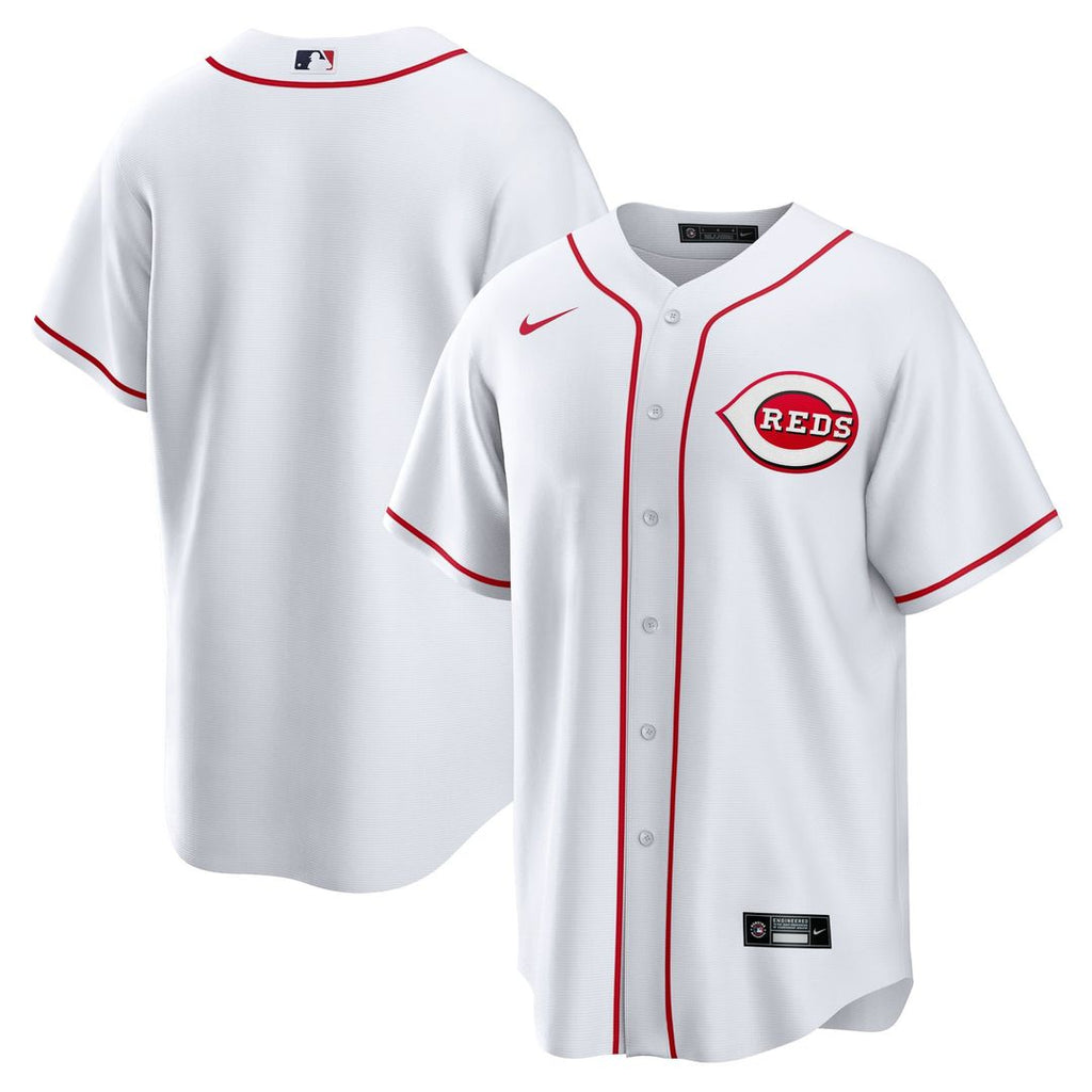 Cincinnati Reds Nike Home Blank Replica Baseball Jersey - White