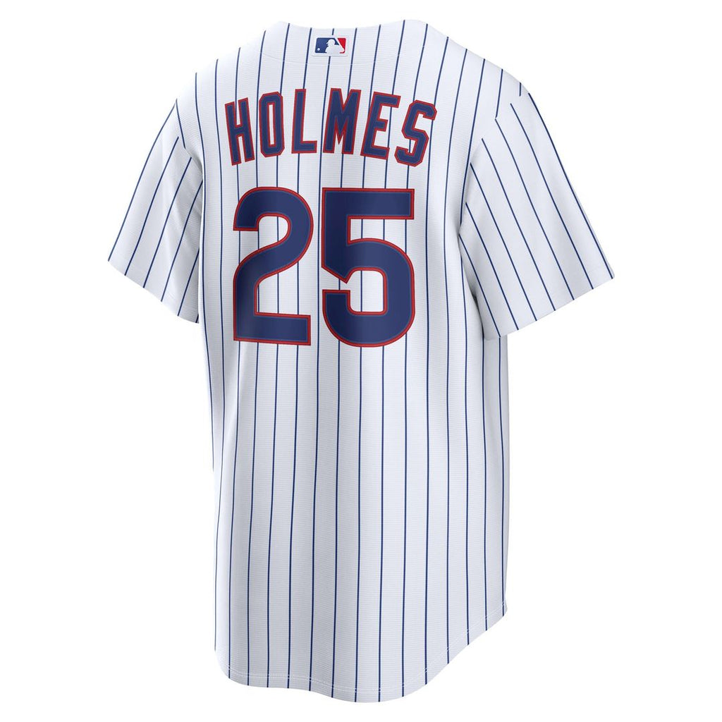 Chicago Cubs Nike Clay Holmes Home Replica Baseball Jersey - White