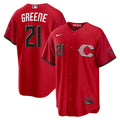 Cincinnati Reds Nike Hunter Greene 2026 City Connect Stadium Baseball Jersey - Red
