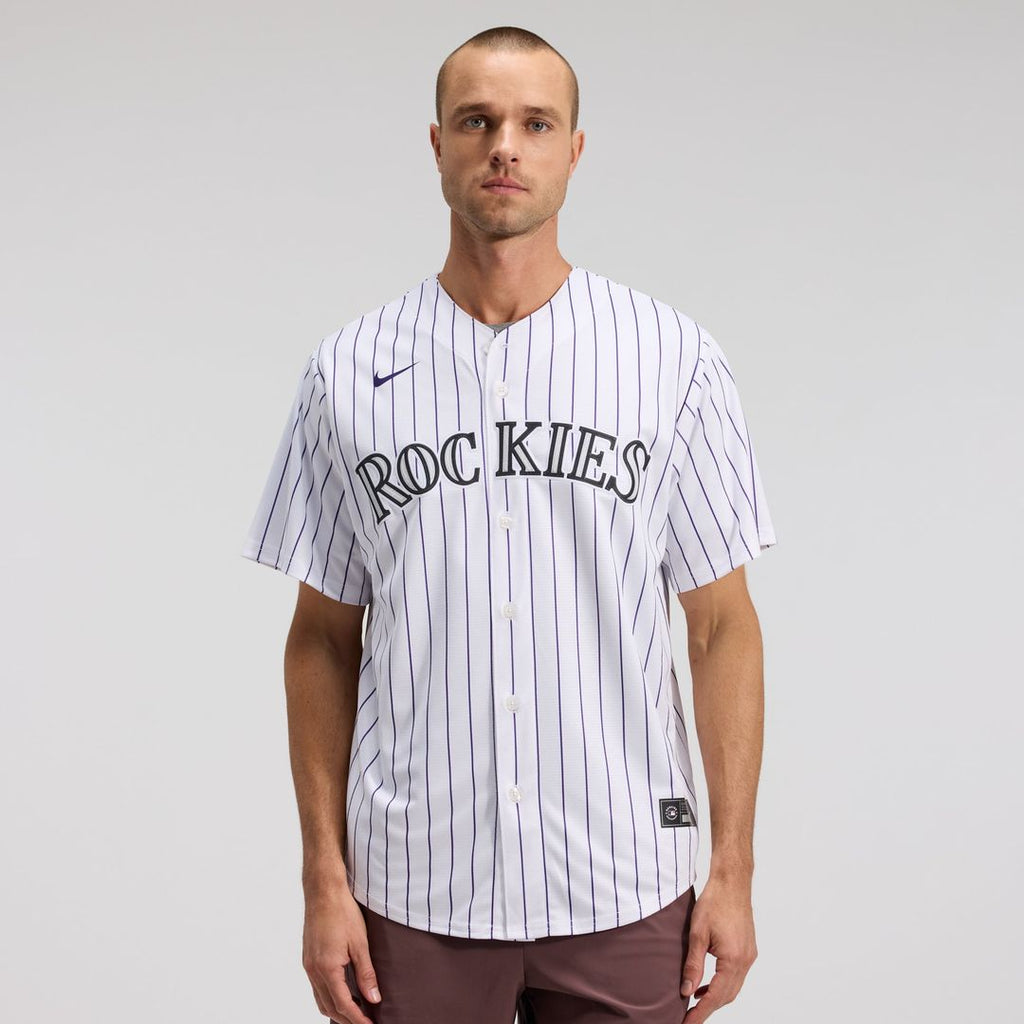 Colorado Rockies Nike Home Replica Team Baseball Jersey - White