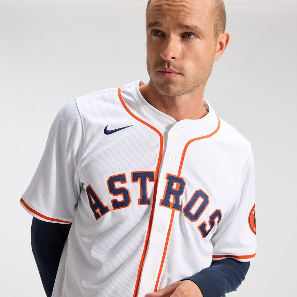 Houston Astros Nike Home Limited Baseball Jersey - White