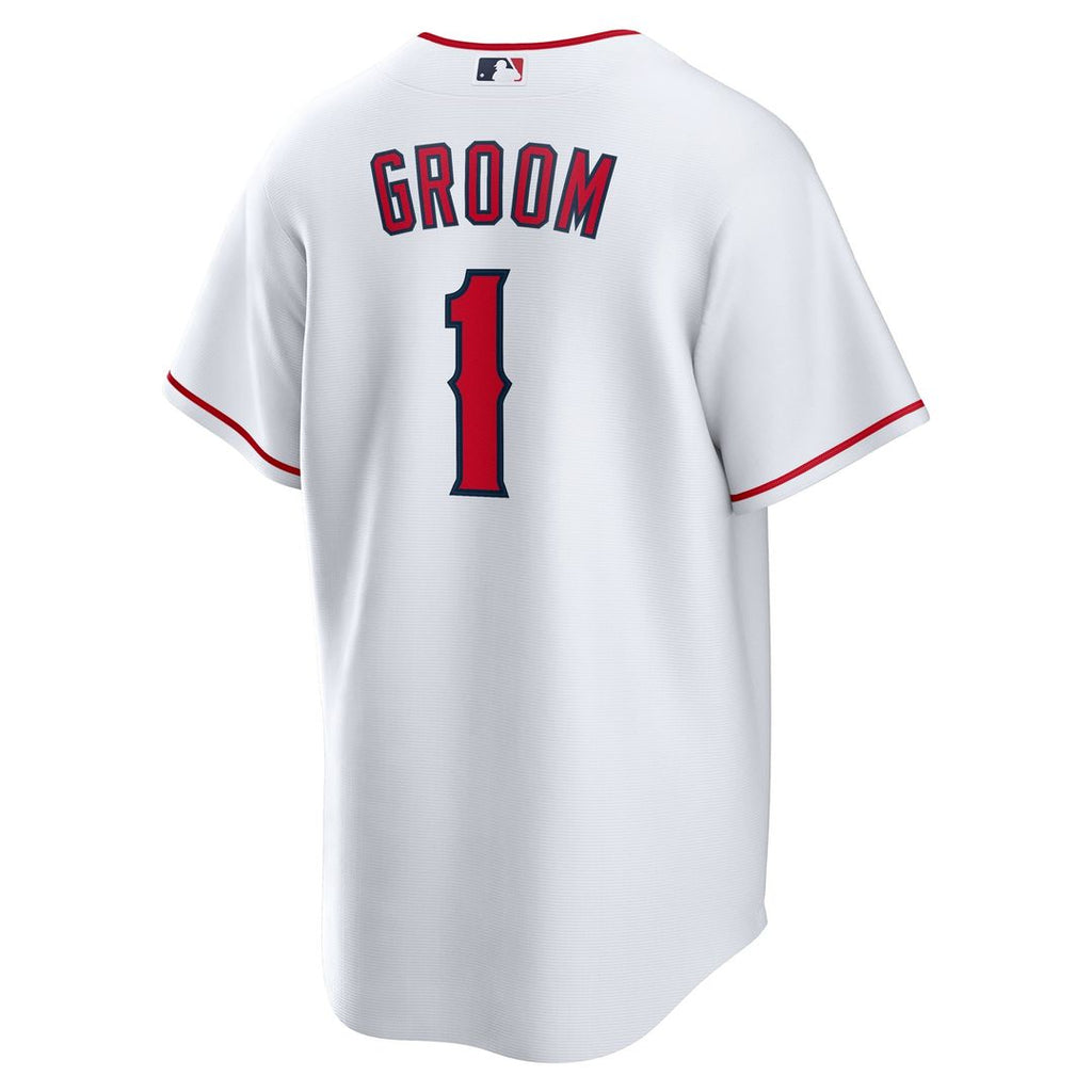 Los Angeles Angels Nike #1 Groom Home Replica Baseball Jersey - White