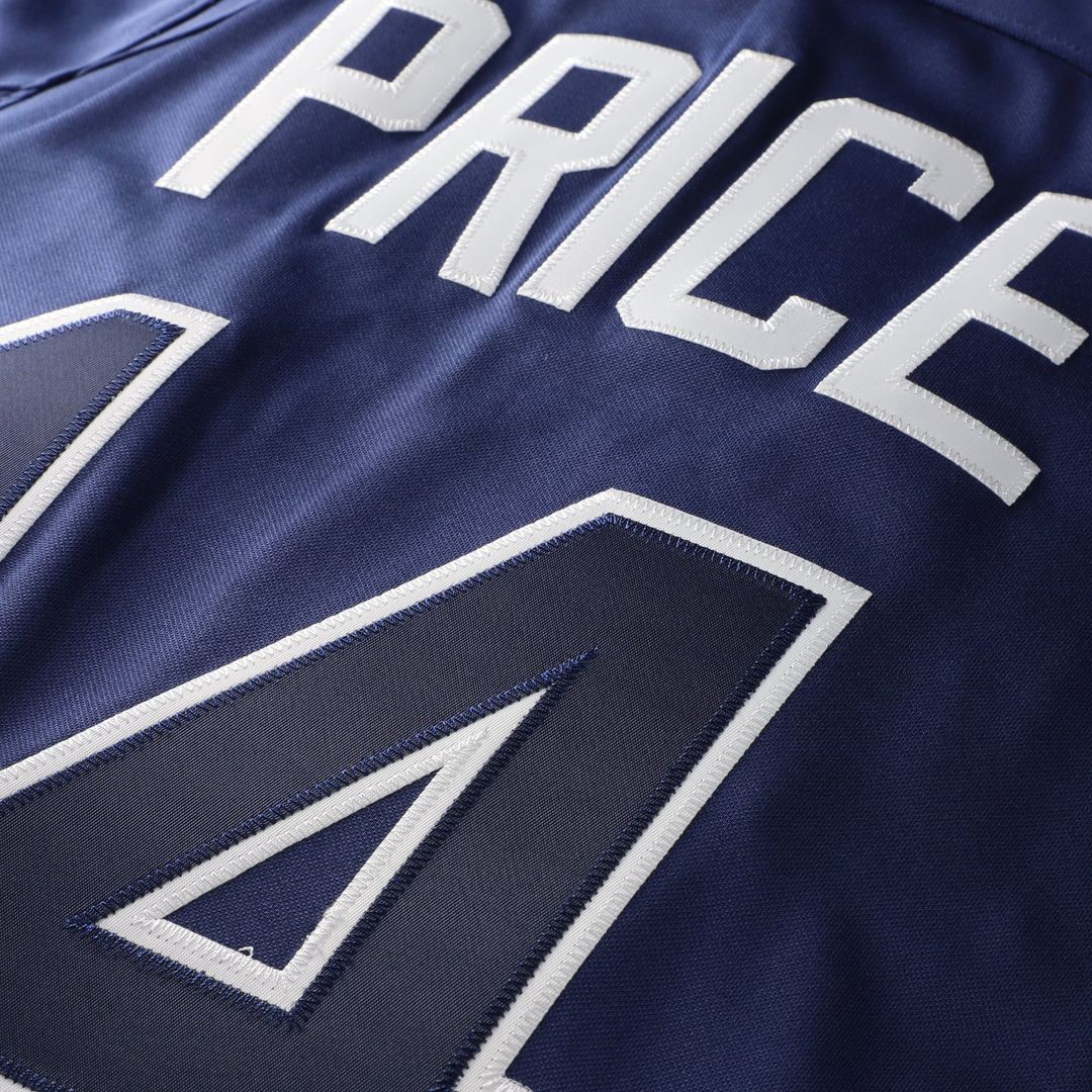 Tampa Bay Rays Mitchell & Ness David Price Authentic Batting Practice Baseball Jersey - Blue