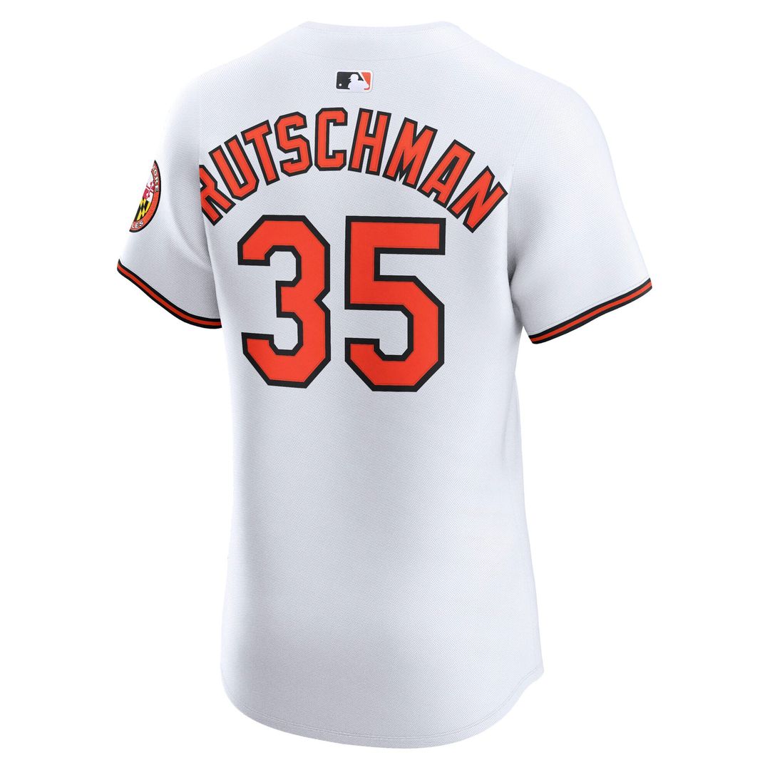 Baltimore Orioles Nike Adley Rutschman Alternate 2 Elite Baseball Jersey - Orange