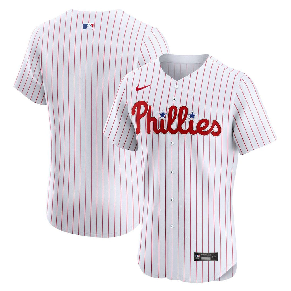 Philadelphia Phillies Nike Home Elite Baseball Jersey - White