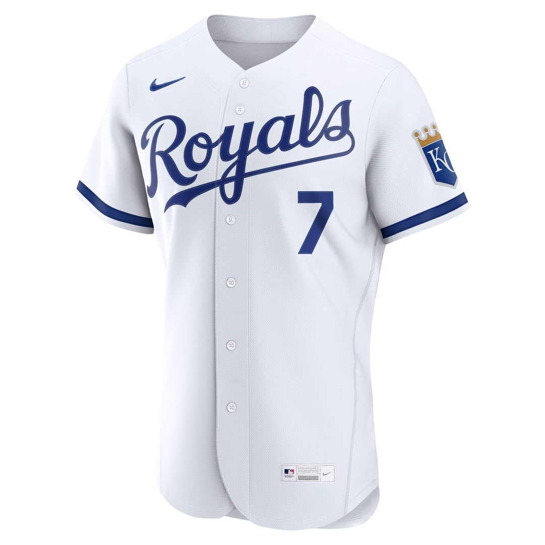 Kansas City Royals Nike Bobby Witt Jr. Authentic Baseball Jersey - White