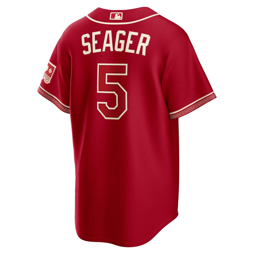Texas Rangers Nike Corey Seager 2026 City Connect Stadium Baseball Jersey - Red
