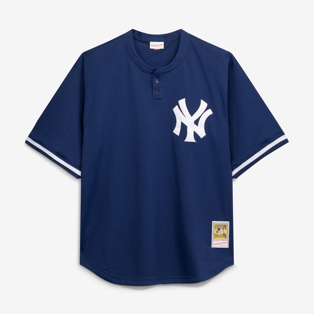 New York Yankees Mitchell & Ness Don Mattingly Cooperstown Collection Big & Tall Mesh Batting Practice Baseball Jersey - Navy