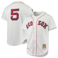 Boston Red Sox Mitchell & Ness Nomar Garciaparra 1997 Cooperstown Collection Authentic Baseball Jersey - White