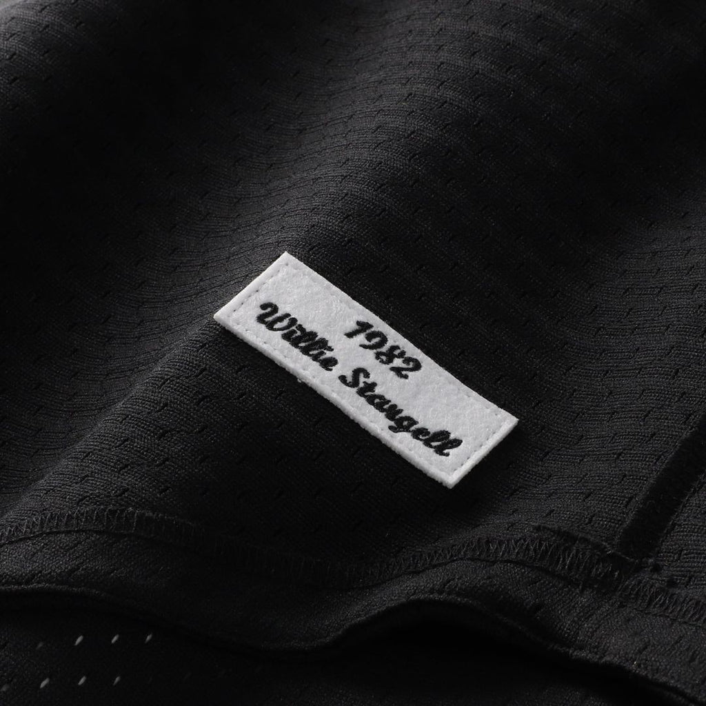 Pittsburgh Pirates Mitchell & Ness Willie Stargell Cooperstown Collection Big & Tall Mesh Batting Practice Baseball Jersey - Black