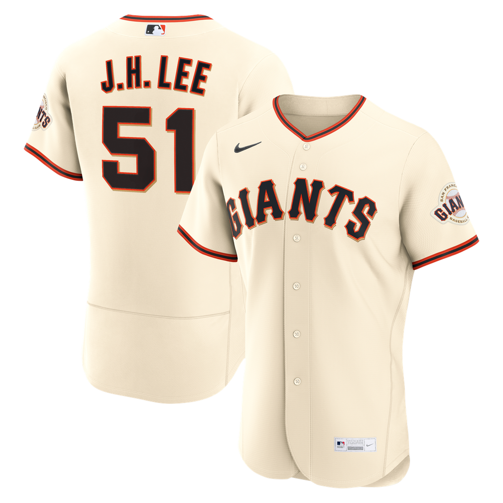 San Francisco Giants Nike Jung Hoo Lee Home Authentic Baseball Jersey - Cream