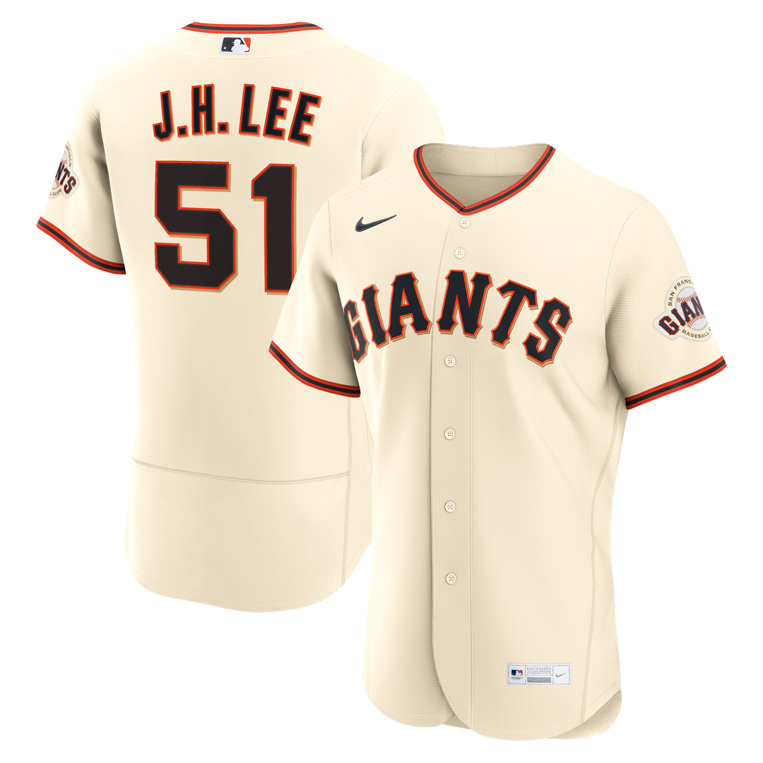 San Francisco Giants Nike Jung Hoo Lee Home Authentic Baseball Jersey - Cream