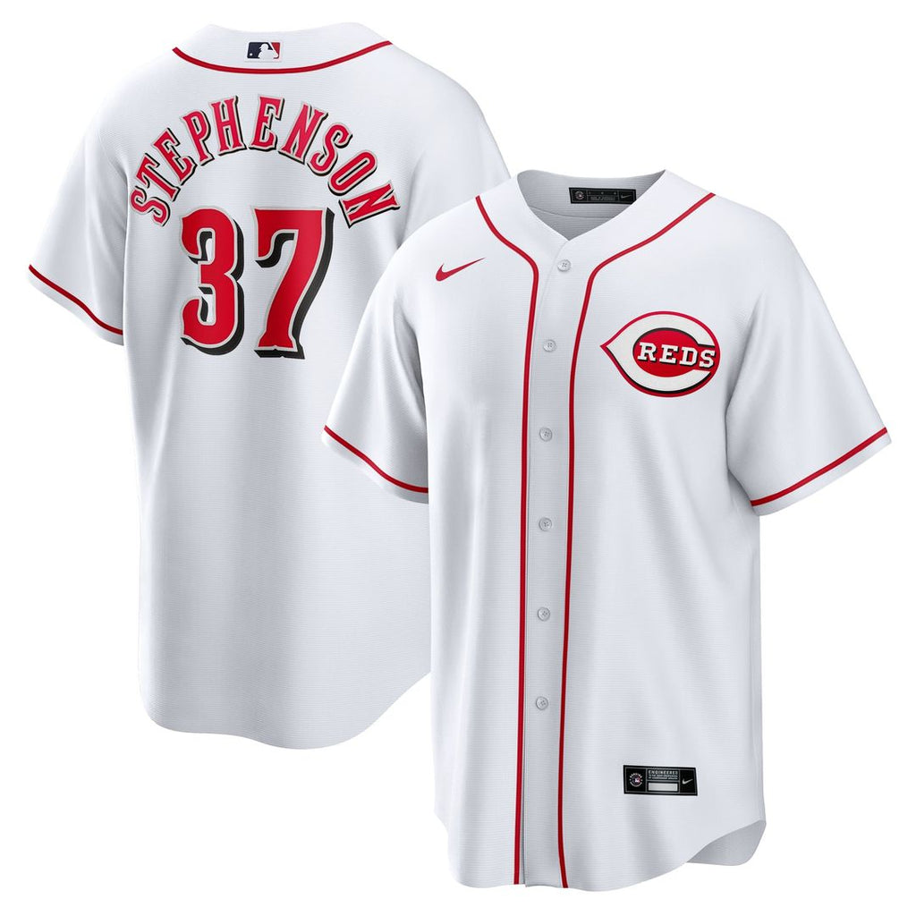 Cincinnati Reds Nike Tyler Stephenson Home Replica Baseball Jersey - White