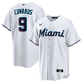 Miami Marlins Nike Xavier Edwards Home Replica Baseball Jersey - White