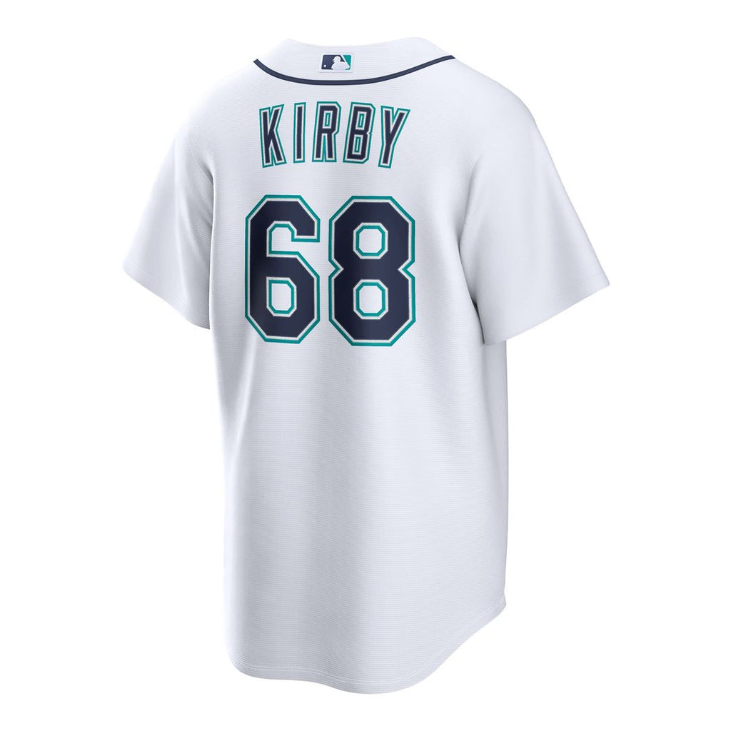 Seattle Mariners Nike George Kirby Home Replica Baseball Jersey - White