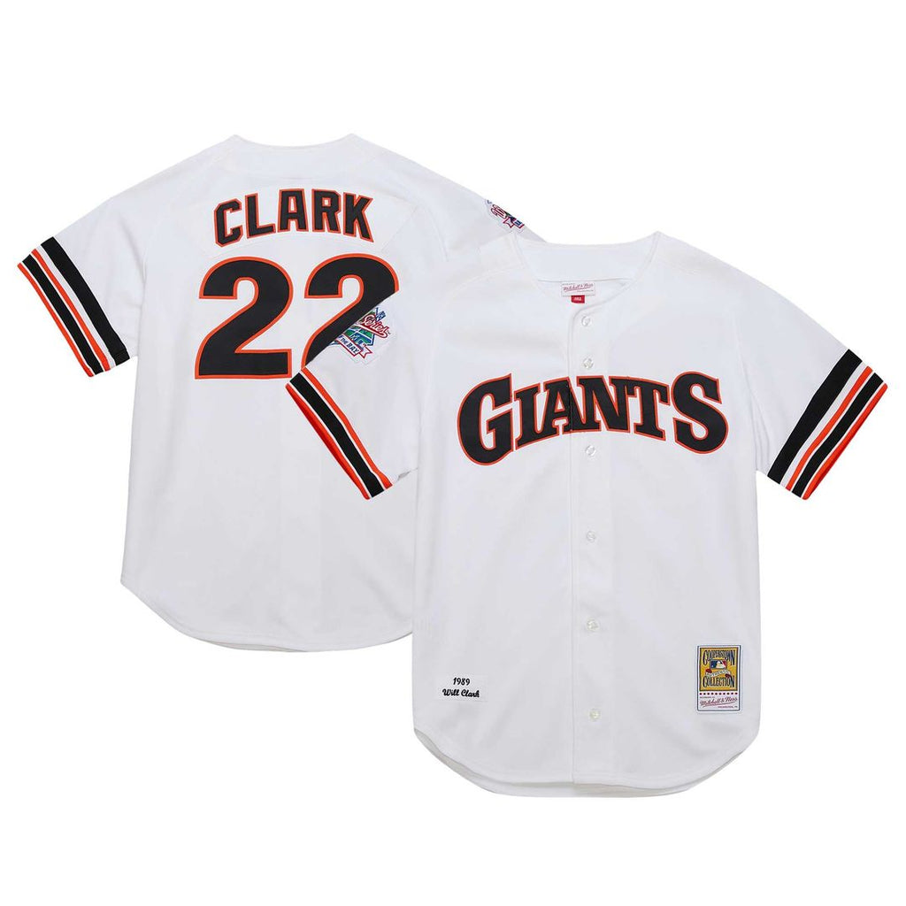 San Francisco Giants Mitchell & Ness Will Clark Cooperstown Collection 1989 Authentic Baseball Jersey - White