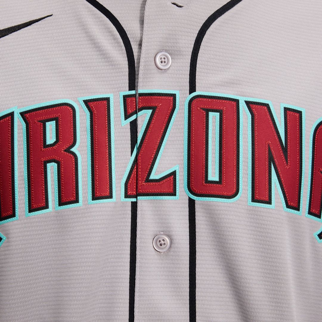 Arizona Diamondbacks Nike Corbin Carroll Road Replica Baseball Jersey - Gray