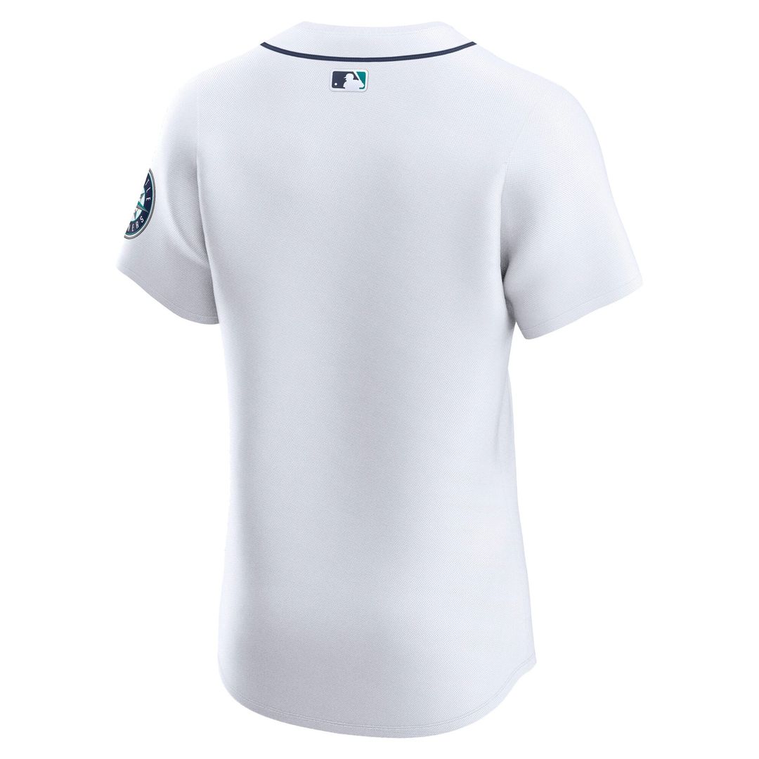 Seattle Mariners Nike Home Elite Baseball Jersey - White
