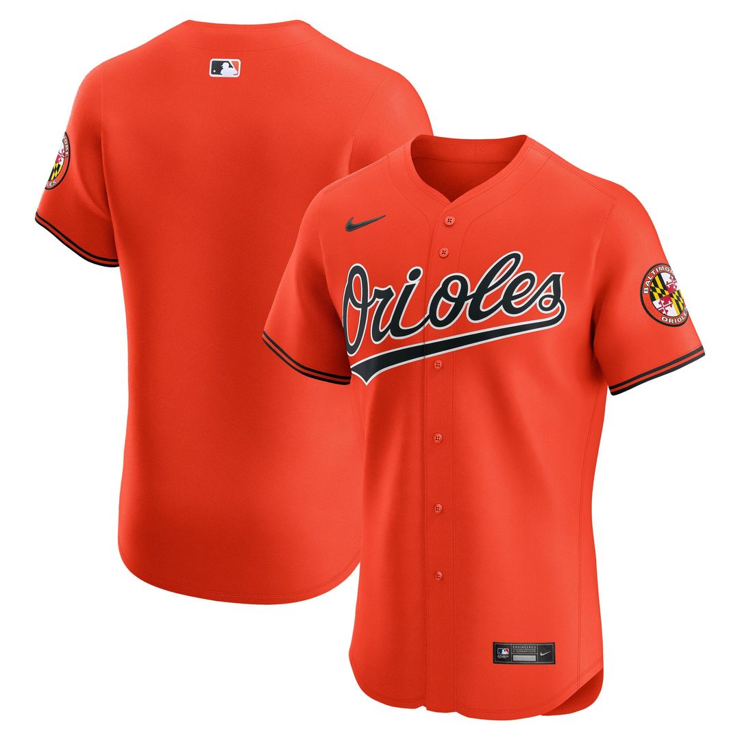 Baltimore Orioles Nike Home Elite Baseball Jersey - White