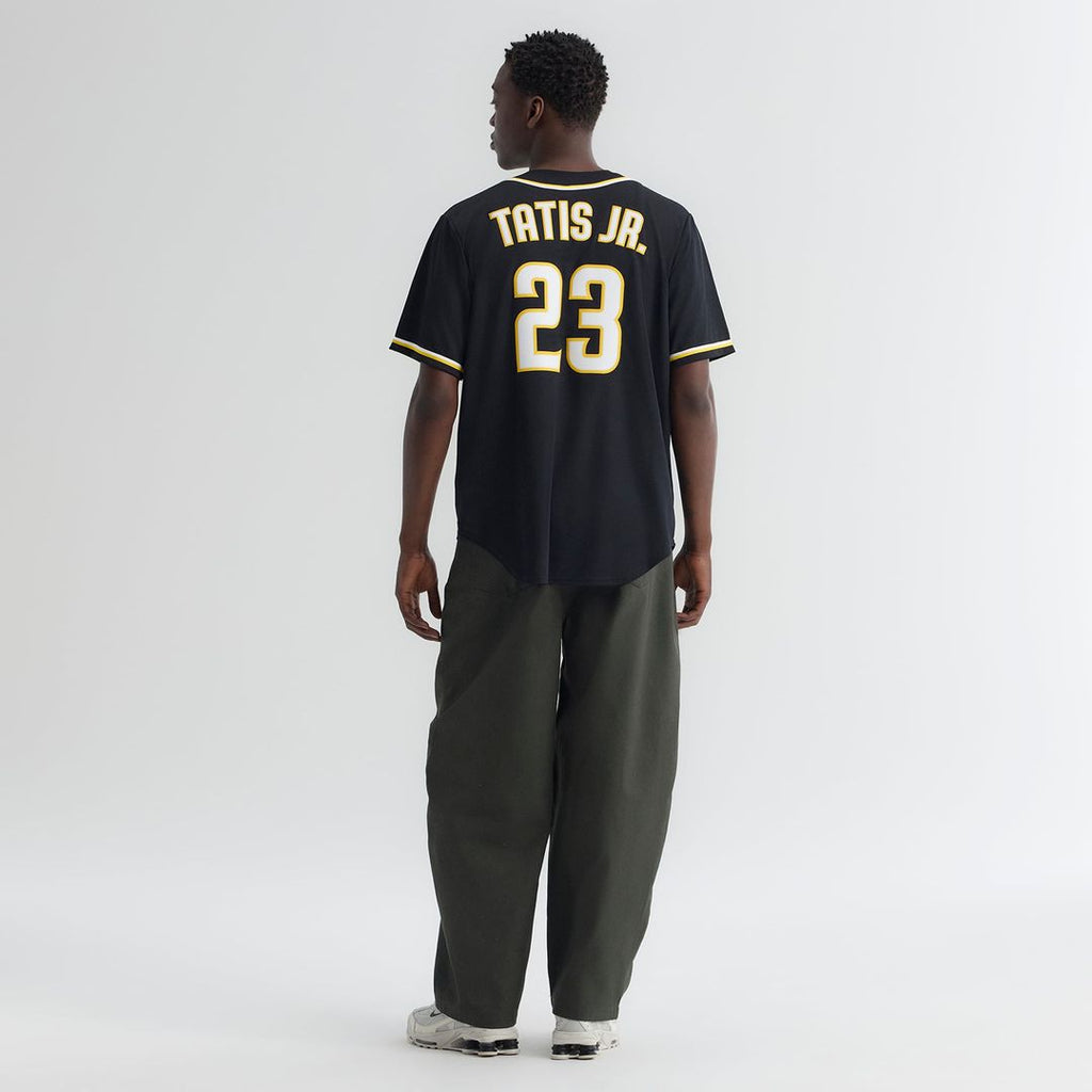 San Diego Padres Nike Fernando Tatis Jr. Fashion Replica Black Out Baseball Jersey