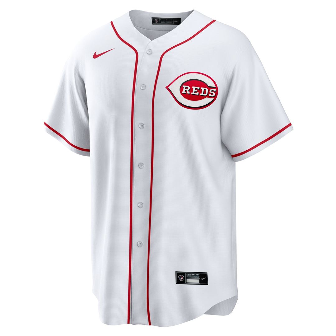 Cincinnati Reds Nike Spencer Steer Home Replica Baseball Jersey - White