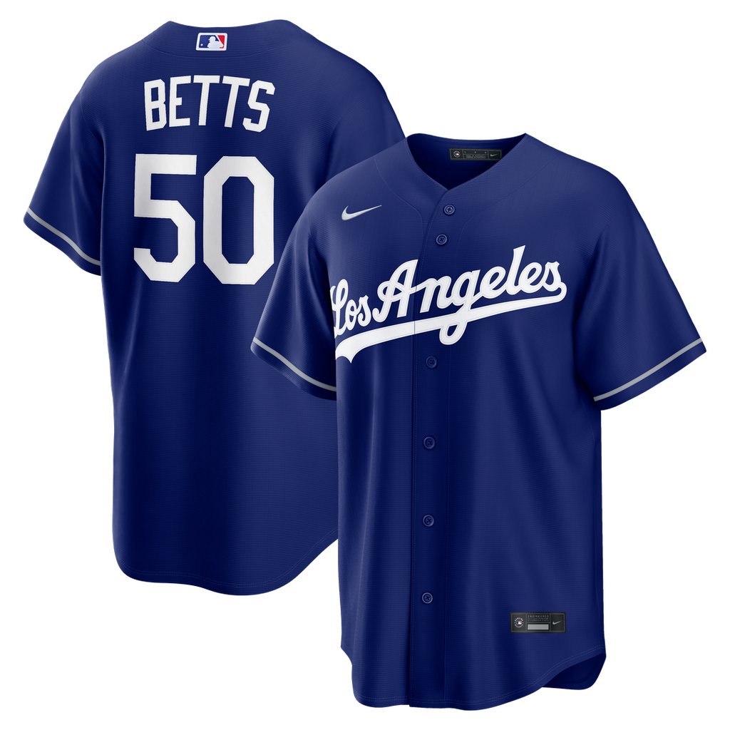 Los Angeles Dodgers Nike Mookie Betts Alternate Replica Baseball Jersey - Royal