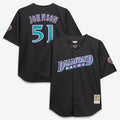 Arizona Diamondbacks Mitchell & Ness Randy Johnson Big & Tall Cooperstown Mesh Batting Practice Baseball Jersey - Black